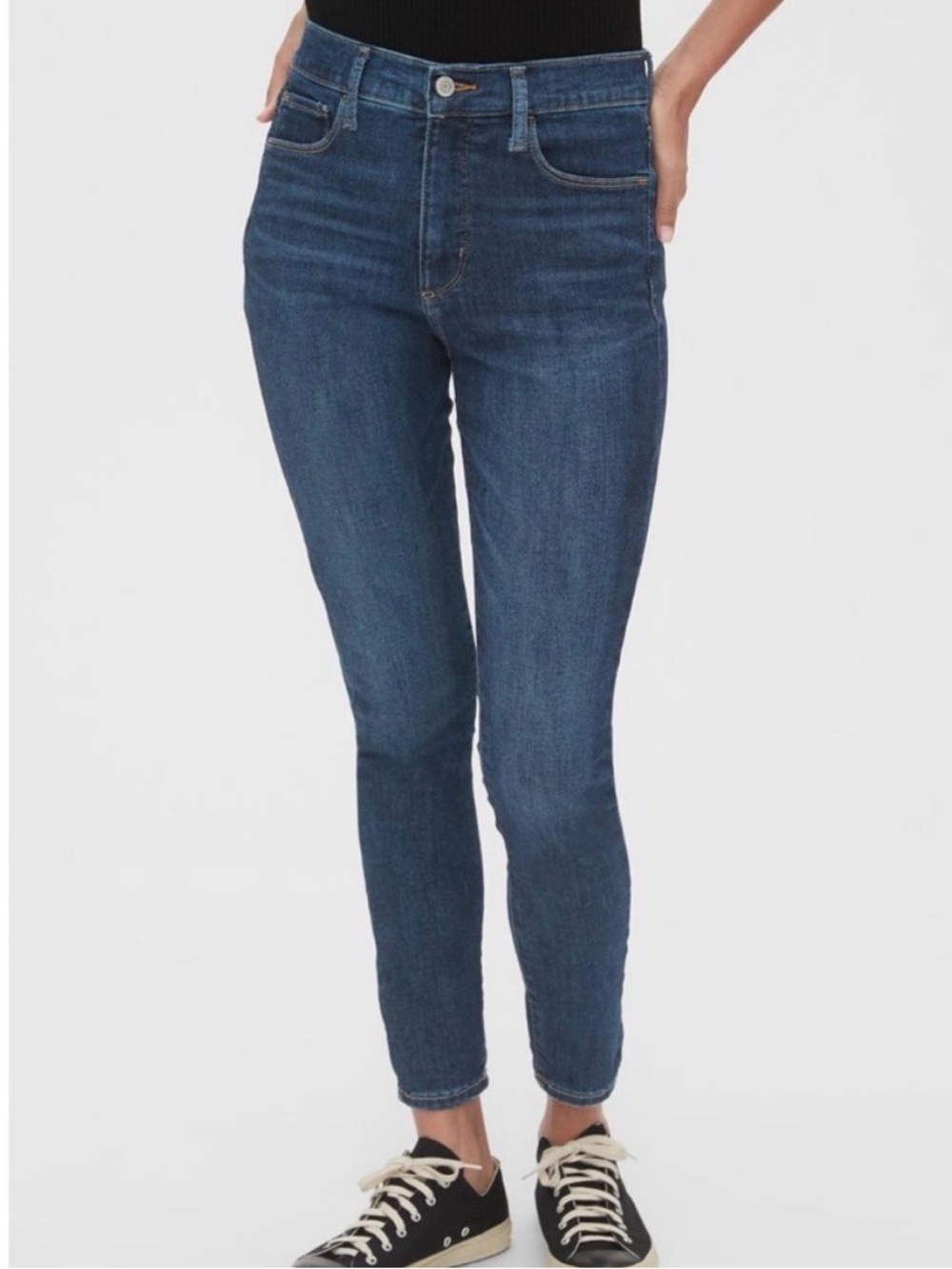 GAP Favorite Jegging 14/32 Medium Blue Wash Stretch Ankle Skinny Jeans